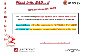 Transfert BAD mars 2019