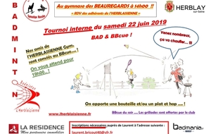 Tournoi interne BAD... & BBcue..le 22 juin