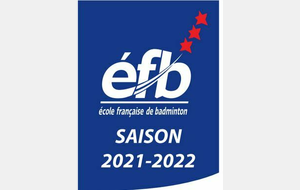 Ecole Française de Badminton avec 3 Etoiles