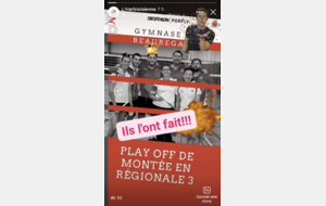 L'équipe 1 accède à la Régionale 3