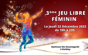 Bad au Féminin 22 décembre 2022 de 19h à 23h