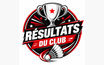 🏸 RÉSULTATS TOURNOI 24&amp;25 OCTOBRE 🏸