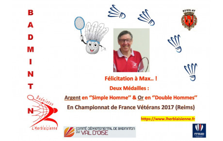 Félicitation au Champion,.. Max..!!