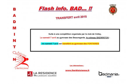 transfert BAD avril 2018