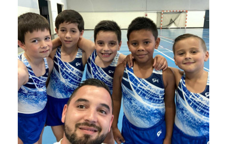 Belle fin de saison pour nos poussins en Gymnastique