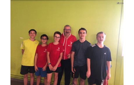 Bons résultats au 1er Trophée Départemental jeunes de Bad le 16/10