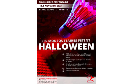 Les mousquetaires fêtent Halloween!